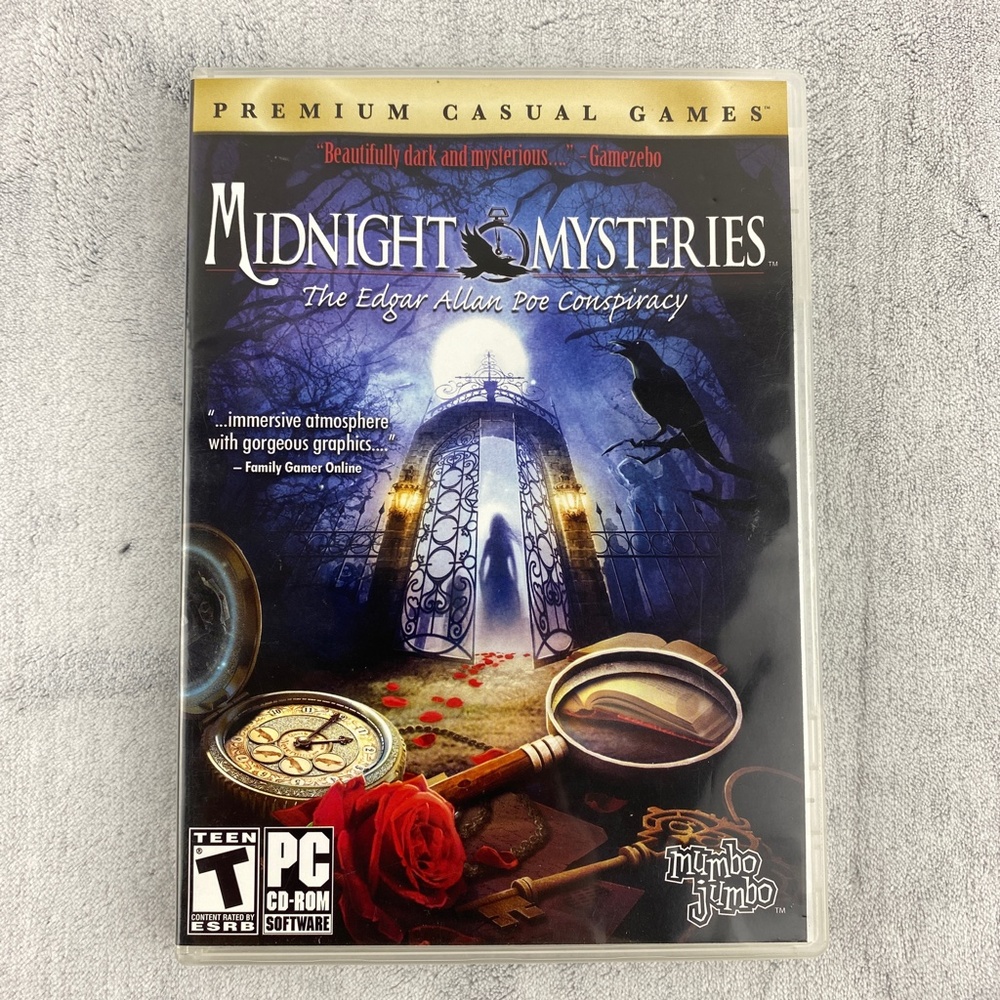 Midnight Mysteries The Edgar Allen Poe Conspiracy Hidden Object PC Video Game